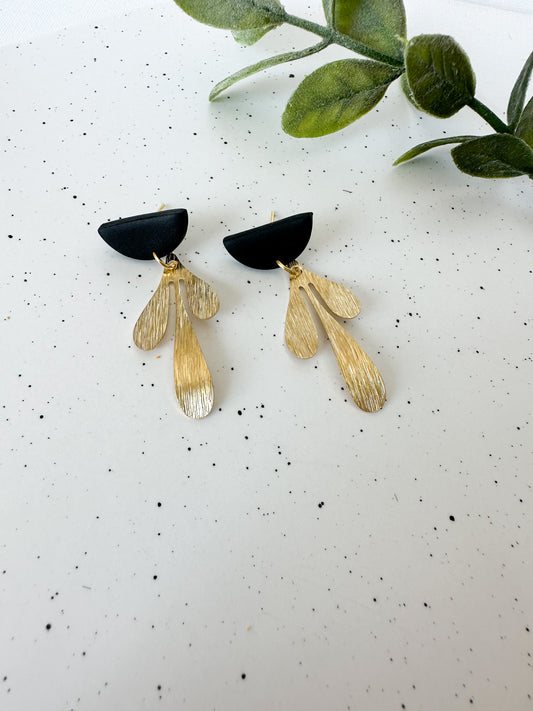 Black and Gold Dangles (Small)