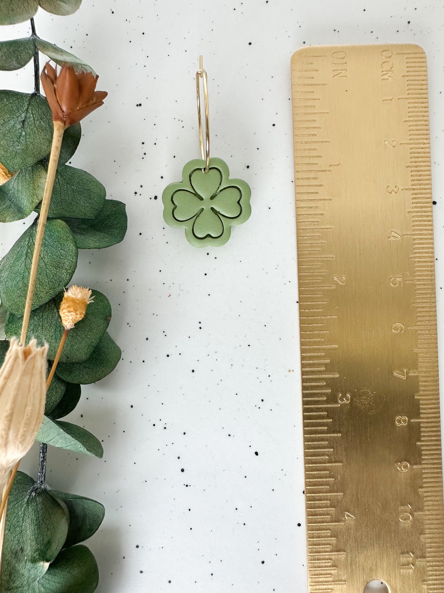 Four Leaf Clover Hoops