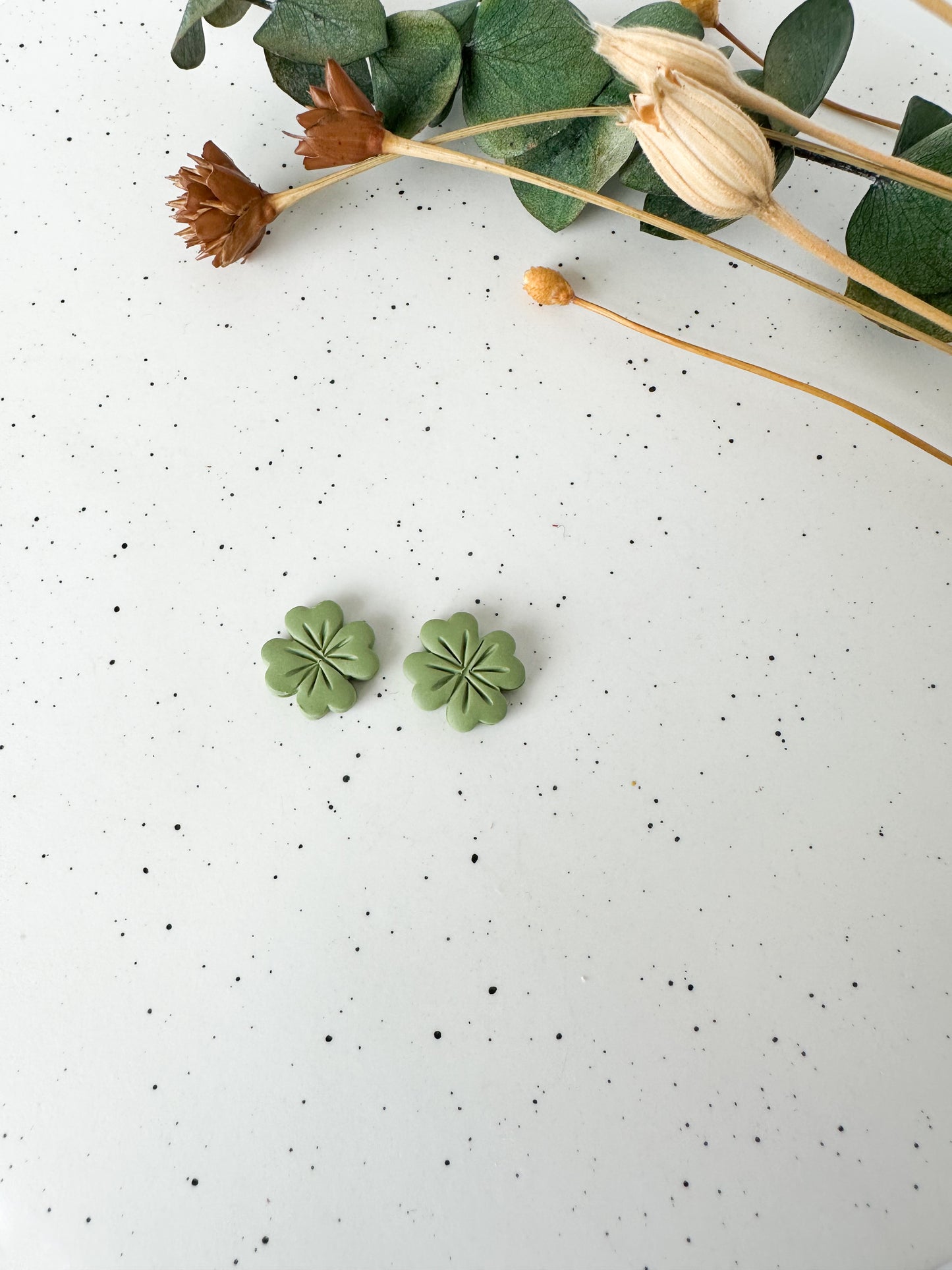 Four Leaf Clover Studs