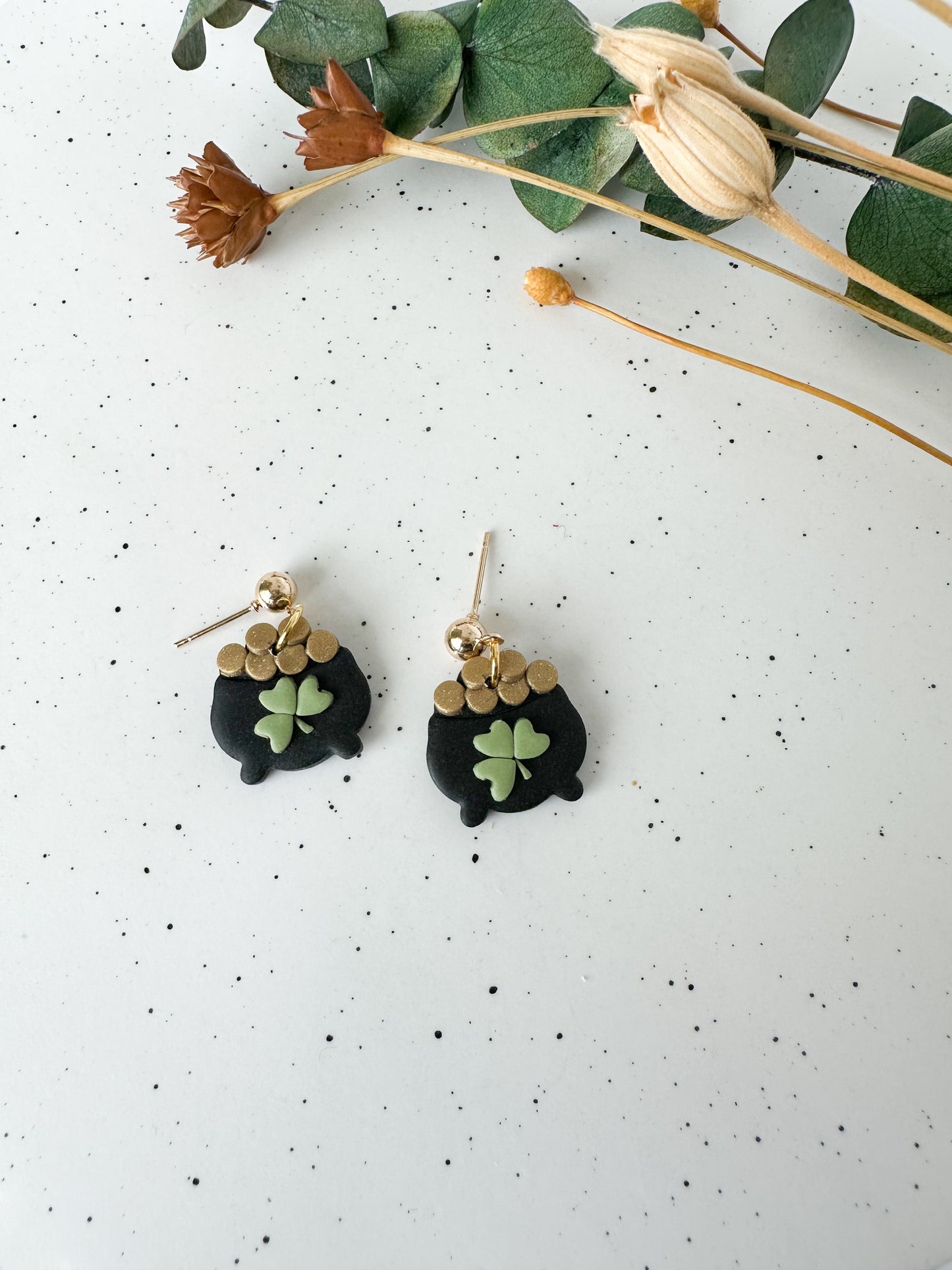 Pot of Gold Earrings