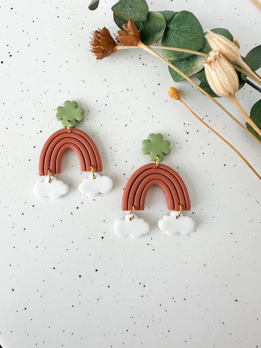 Clover Rainbow Earrings