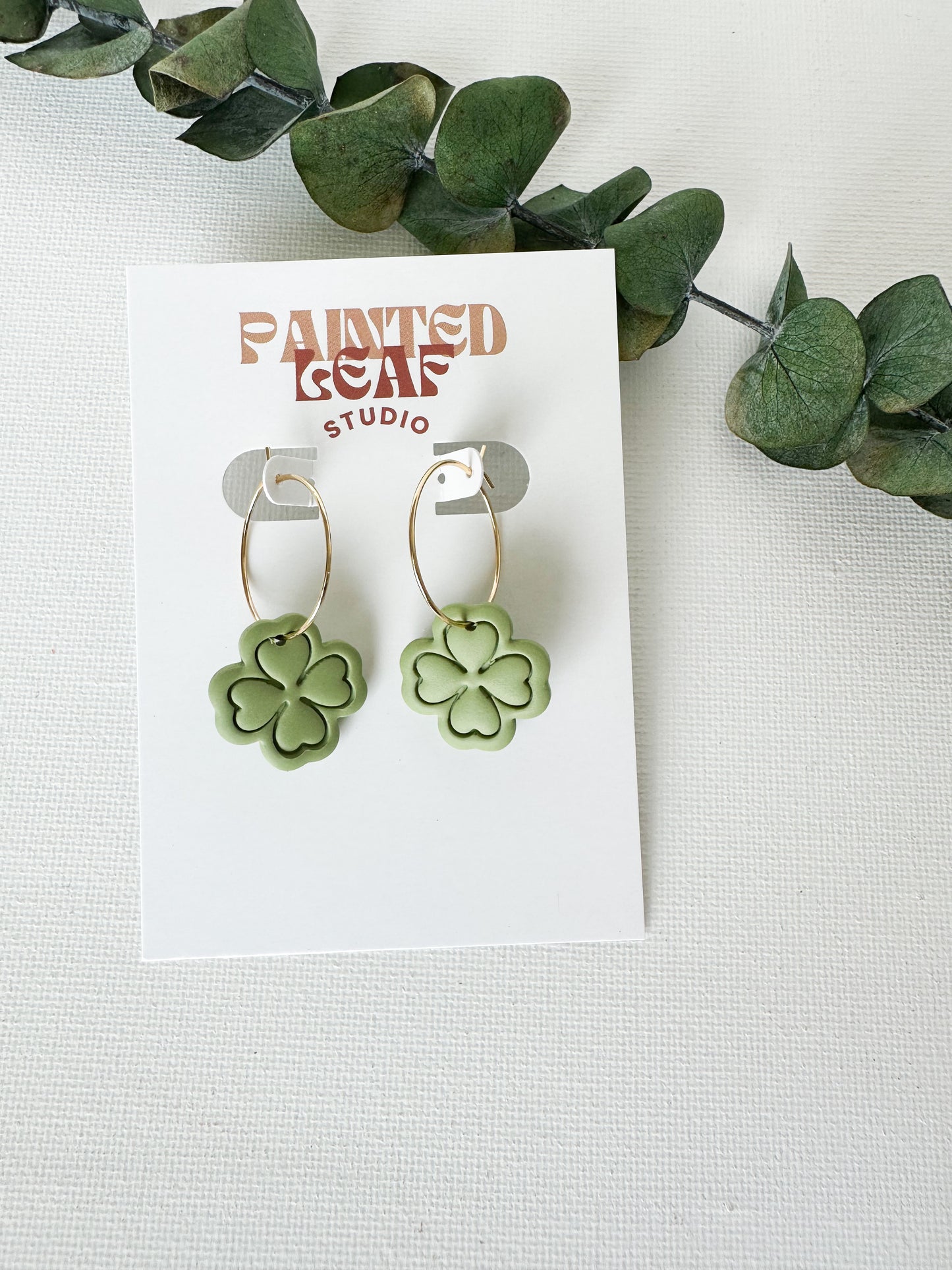 Four Leaf Clover Hoops