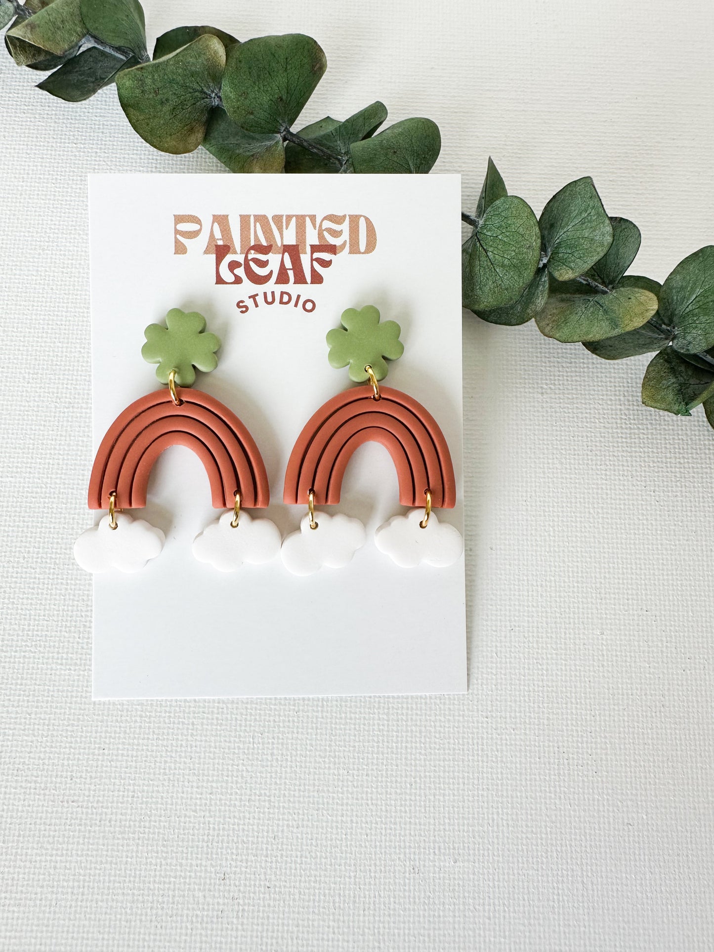 Clover Rainbow Earrings