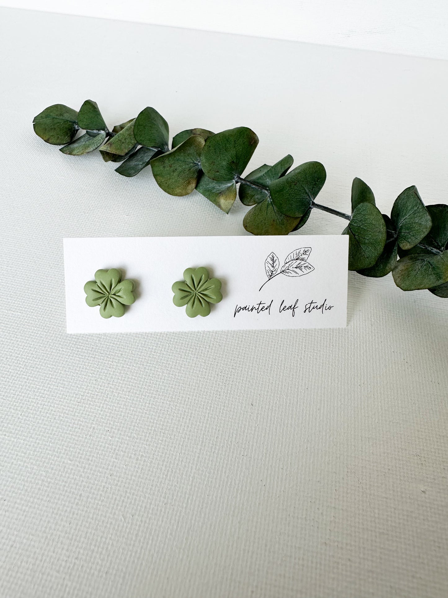 Four Leaf Clover Studs