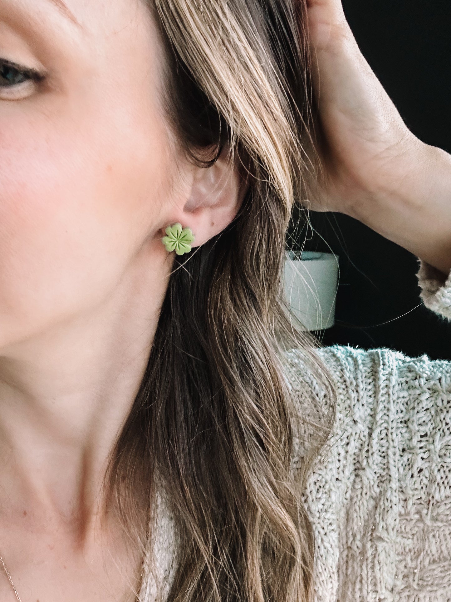 Four Leaf Clover Studs