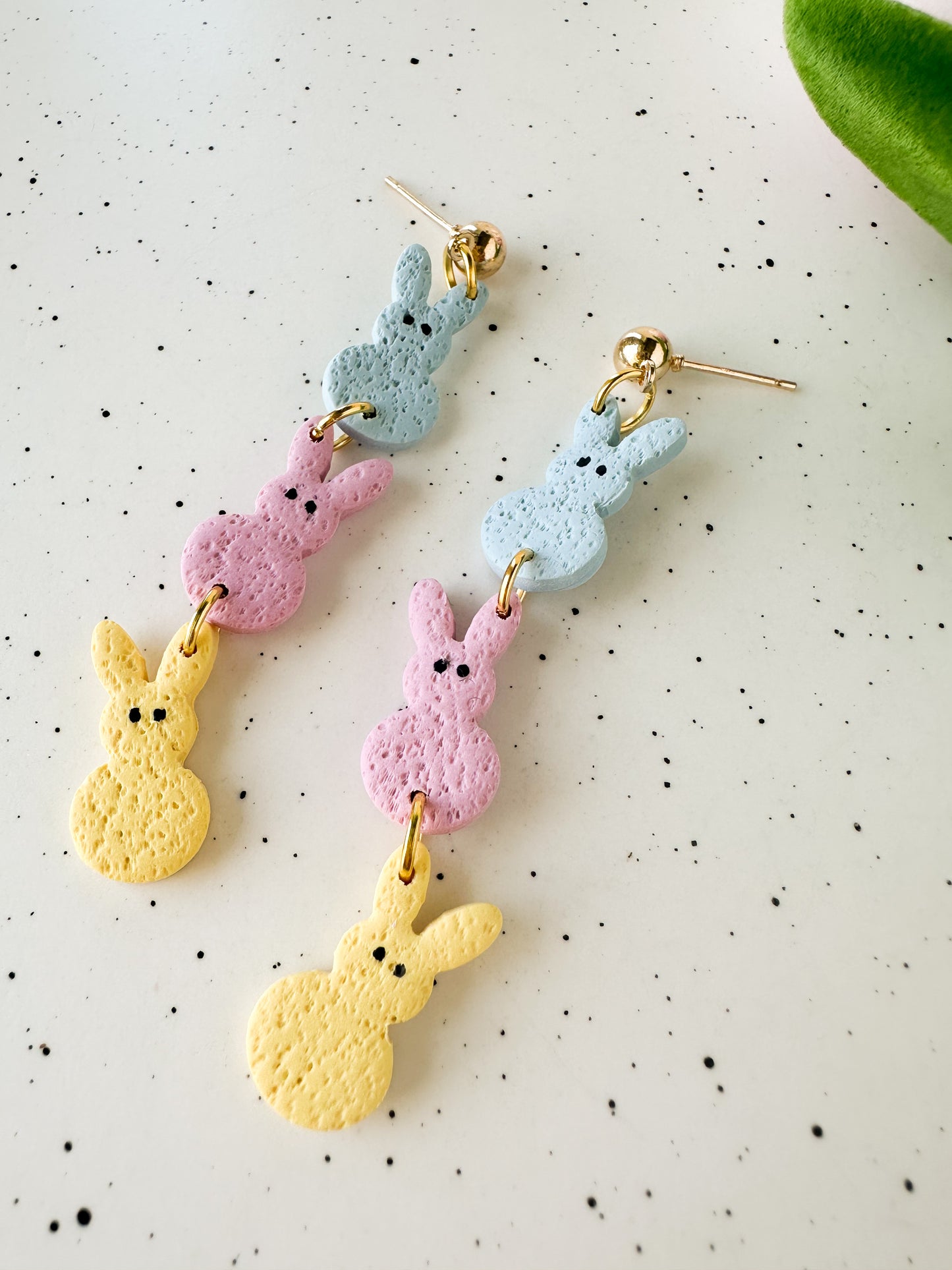 Colorful Bunny Dangles