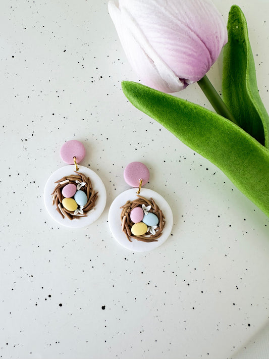 Bird Nest Earrings