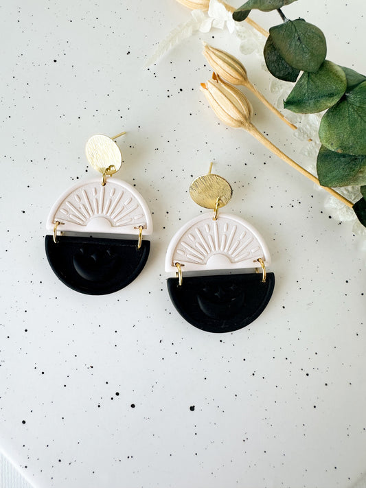 Sun and Moon Earrings