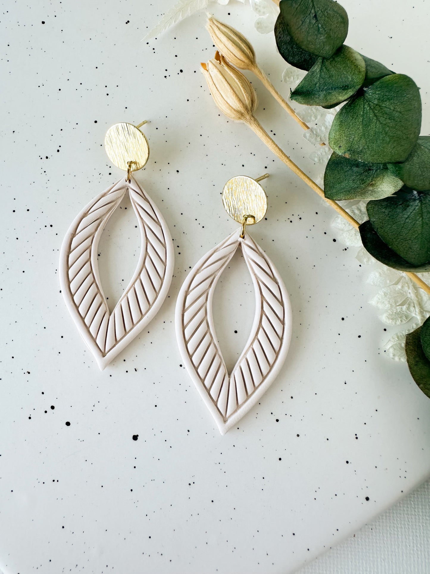 Neutral Geometric Earrings