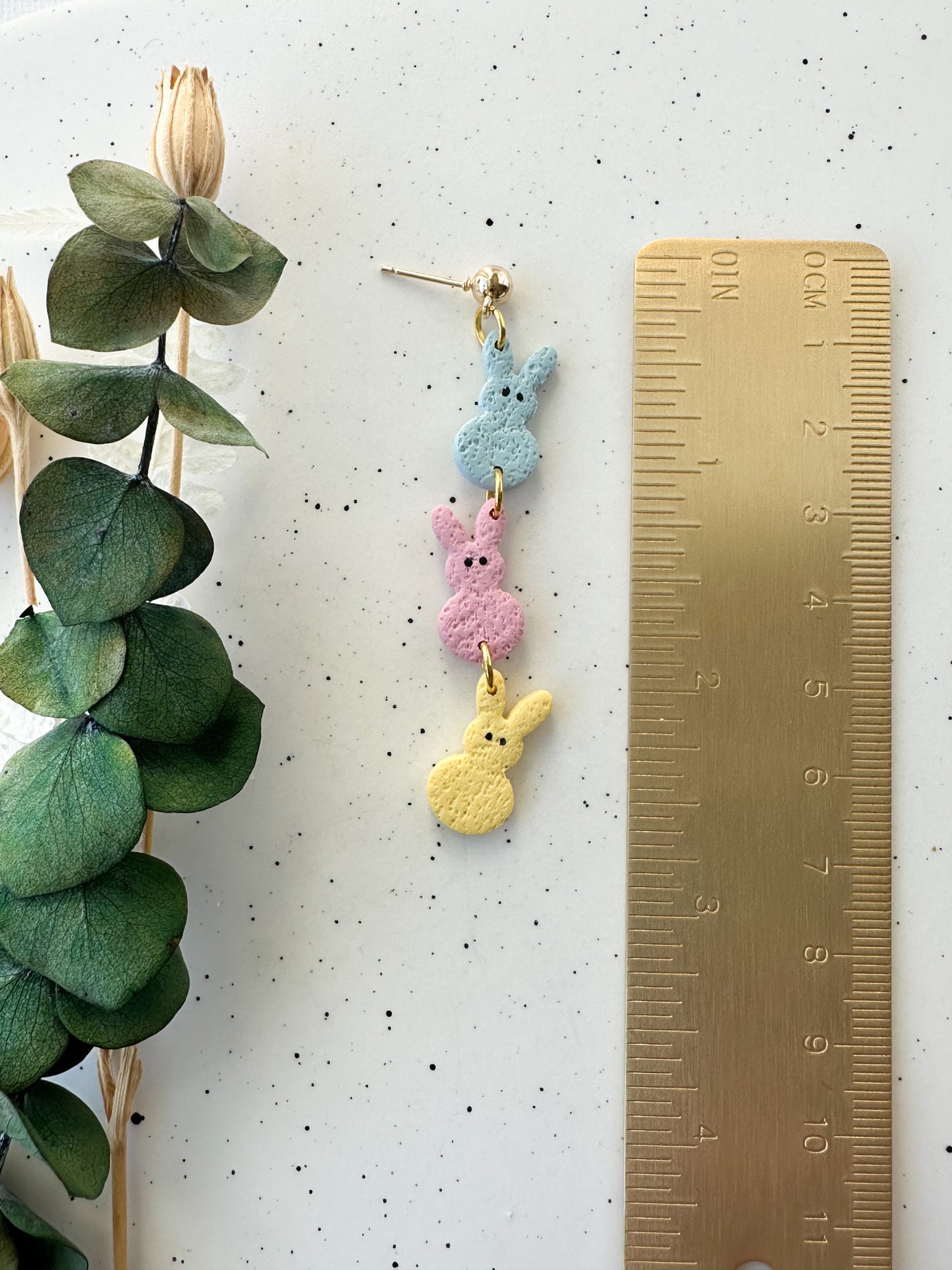 Colorful Bunny Dangles