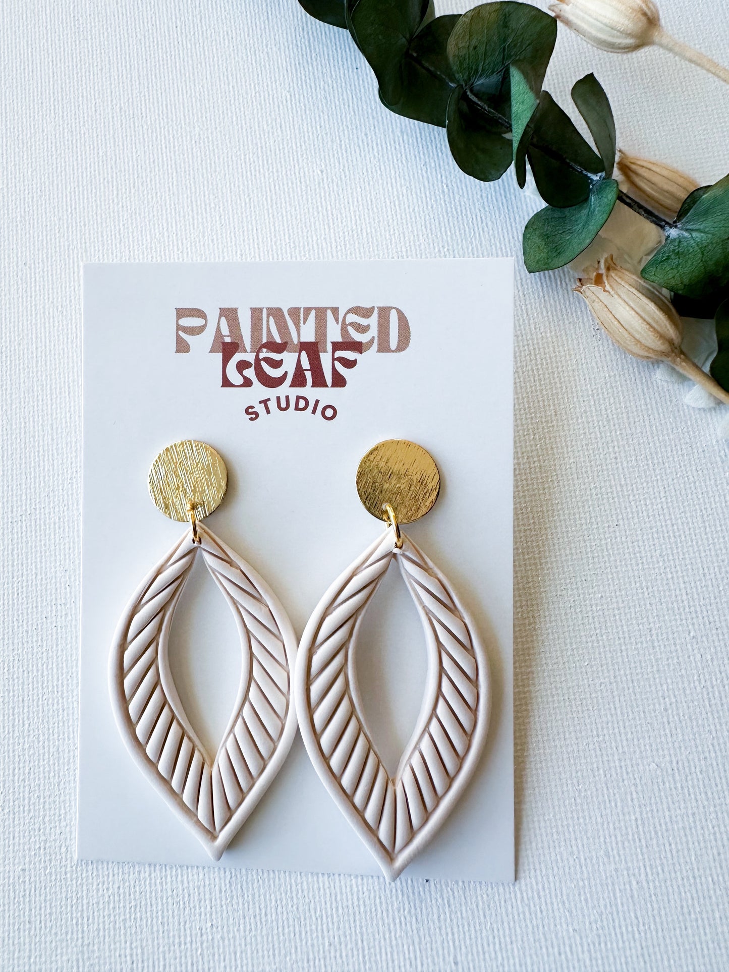 Neutral Geometric Earrings