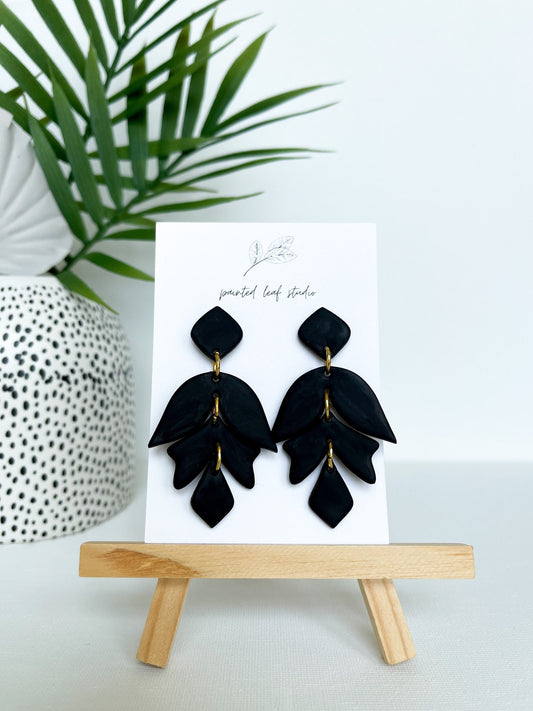 Black Statement Earrings