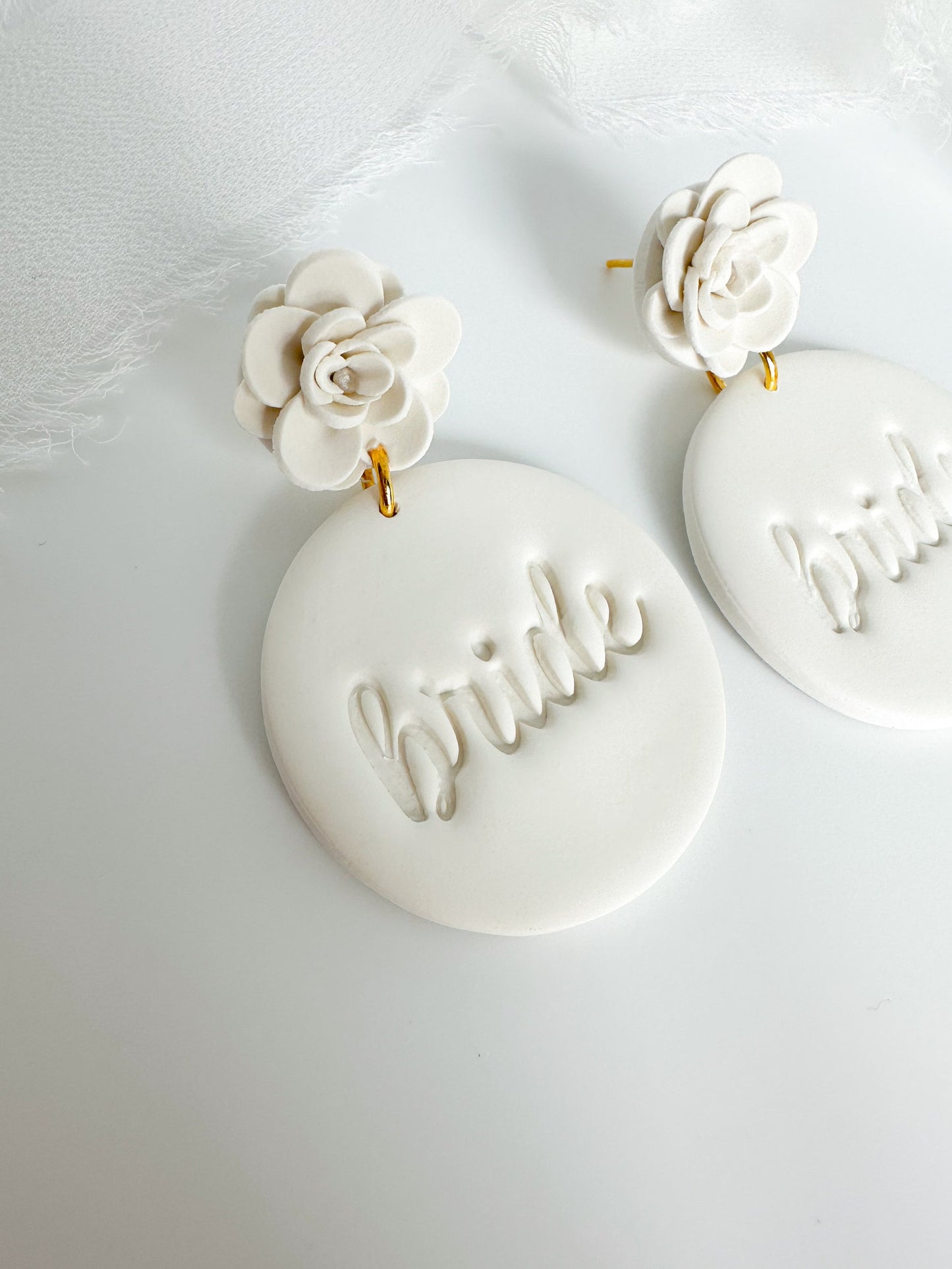 Floral Bride Earrings