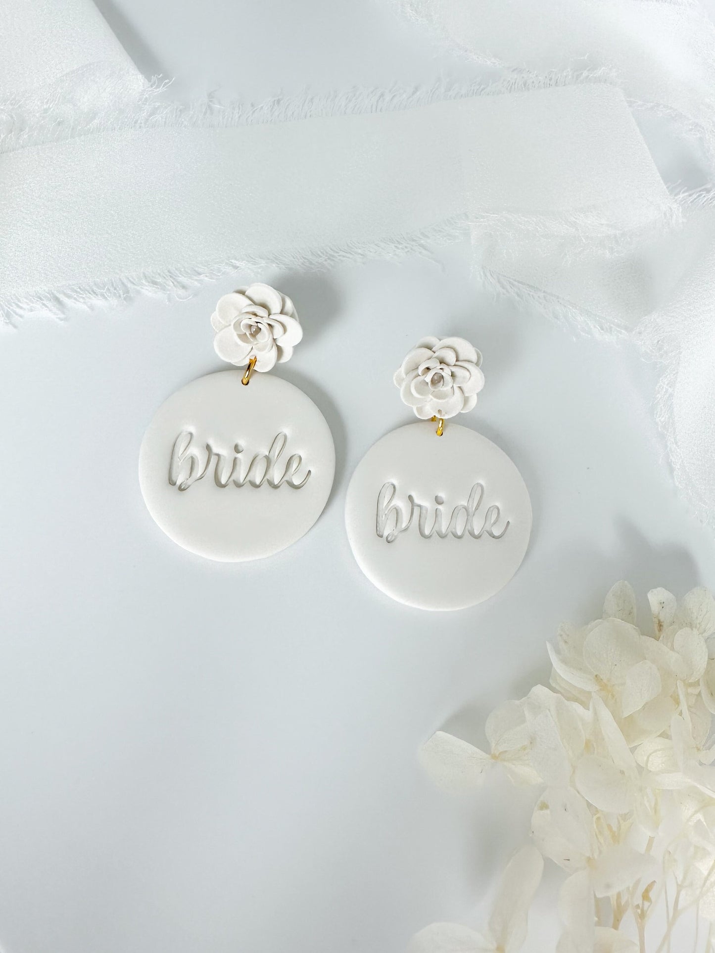 Floral Bride Earrings